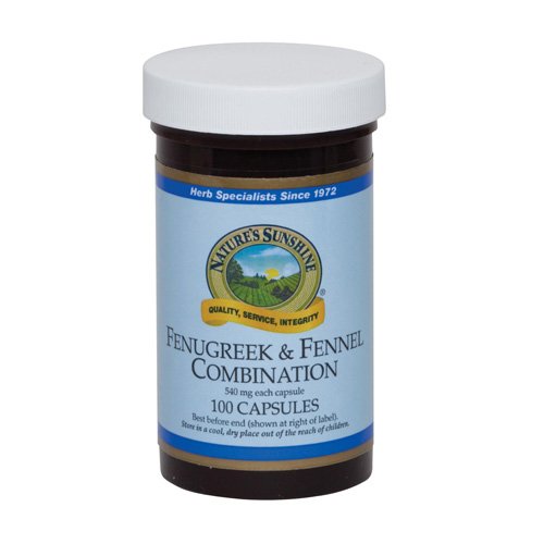 Fenugreek & Fennel Combination - for Respiratory Health - 100 Capsules
