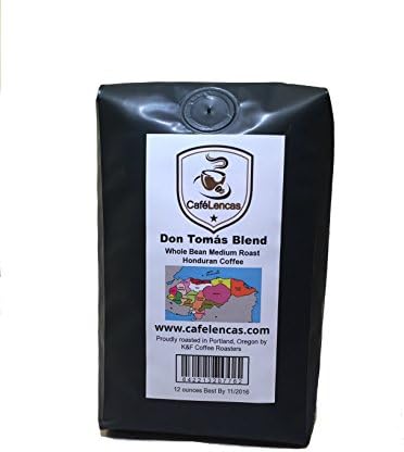 Cafe Lencas Don Tomas Blend Whole Bean Coffee (Don Tomas Blend, 12oz)