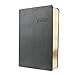 A5 Soft Black Faux Leather Cover Vintage Retro Bible Style Super Thick 240 Sheets Writing Notebook Journal Diary Sketch Blank Book