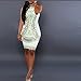 Women Dress, Misaky Bandage Cocktail Sleeveless Bodycon Evening Party Dresses (S, White)