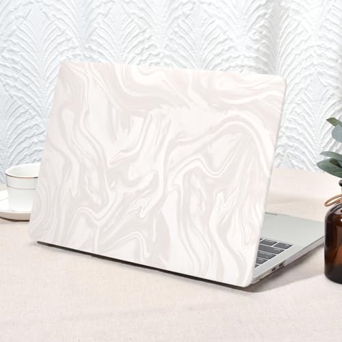Seorsok MacBook Air 15 inch Case Keyboard Cover Beige Wave