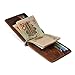 Badiya Men's Bifold Money Clip Wallet Vintage Genuine Leather Slim Card Holders