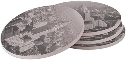 New York City Emipre State Building - Sandstone Drink Coaster (set of 4 coasters)