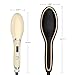 AsaVea Hair Straightener Brush with built in premium anion generator,lighter and smaller, good for using at home or travelling(Platinum)