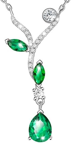 Necklace for Women - White Crystal Pendant - Fashionable Jewelry