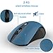 Wireless Mouse, MCHEETA 2.4G Laptop Portable Silent Mouse, Slim Optical Quiet USB Mice for Computer, PC, Notebook, Chromebook, MacBook Pro/Air,(Blue)