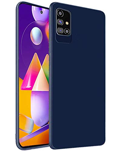 SKIN WORLD Matte Soft Back Cover Case for Samsung M31s | Protective Rubberised Case Samsung Galaxy M31s [Limited Period