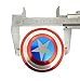 The Anti-Anxiety 360 Spinner Fidget Toy Captain America Shield Helps Focusing Premium Quality EDC for Kids & Adults Stress Reducer Relieves ADHD Anxiety Boredom Ceramic Cube Bearing
