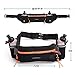 LotFancy Running Hydration Belt FREE 2 Water Bottle (BPA Free), Waist Belt Unisex Comfortable and Breathable, Best Partner for Marathon, Jogging, Cycling, Climbing, Camping and more
