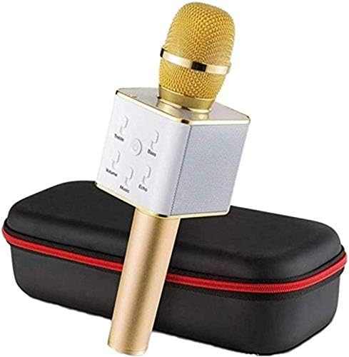 Harikrishnavilla Wireless Recording Condenser Handheld Microphone with Bluetooth Speaker for Smartphone , Laptops and Computers