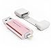 iPhone Lightning Flash Drive Adapter 64GB USB3.0 Pendrive for iPhone/iPad/iPod,ADDON External Storage Memory Stick with Extended Connector( Rose gold )