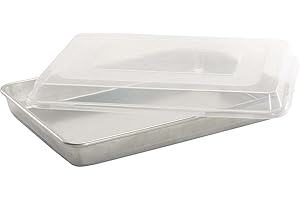Nordic Ware Sheet Cake Baking Pan with Cover, 13-Inch by 18-Inch by 2-Inch