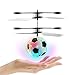 GreaSmart Flying Soccer Ball, LED RC Flying Ball Toy Drone Hand Control Infrared Induction Helicopter Ball Built-in Shining LED Lighting for Kids Boys Girls Teen (Flying Soccer)