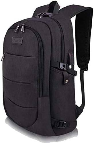 Business Laptop Backpack, Anti Theft Waterproof Backpack with USB Charging Port, Computer Bag Hiking Travel Daypack