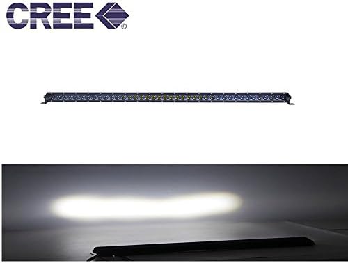 LED Light Bar,ExclusiveX Store 200W 40" Single Row Spot Beam LED Light Bar CREE 4D LENs for off-road Truck ATV SUV