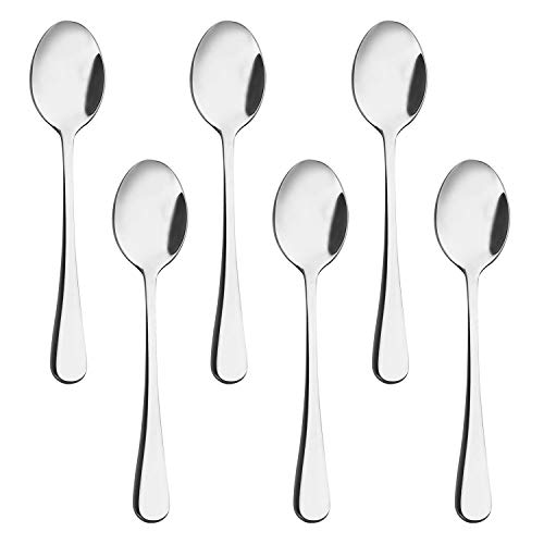 Tea Spoons Set of 6, Elegant Life Good Stainless Steel Teaspoon, Coffee Spoon, Mirrored Finish, Dishwasher Safe, 5.5 Inches (silver). - Thumbnail 7