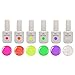 Maniology (formerly bmc) 6pc Color Gel Nail Art Polish UV LED Light Manicure Collection Set-Mixed Variety, Stuck On You Like Gelly Collection