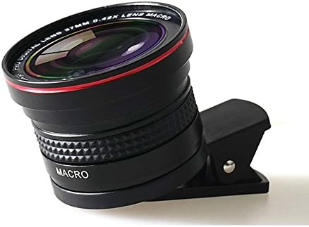 LIEQI Phone Lens 2 in 1 0.42X Lens Fish Eye Lens + 10X Macro Lens Fisheye Camera Lens Kit for iPhone iPad mini Air Samsung S6 Smartphone LQ-026