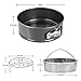 Missalis 9 Pcs Accessories Set for Instant Pot with Steamer Basket/Egg Steamer Rack/Non-stick Springform Pan/Steaming Stand/Silicone Cooking Pot Mitt/Cheat Sheet,Fits 5,6,8Qt Pressure Cooker
