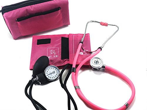 Emi all pink set sprague rappaport stethoscope and aneroid sphygm…