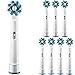 4 Count Compatible Oral-B Braun Cross Action Electric Toothbrush Replacement Brush Heads for Refills. PREMIUM QUALITY WITH AFFORDABLE PRICE - 100% Satisfaction Guarantee.