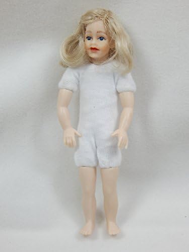 Heidi Ott Dollhouse Miniature 1:12 Scale Girl Child 4" Doll Body With Wig #XKK19