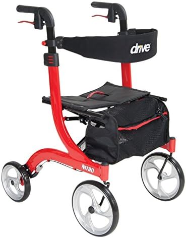 Nitro Aluminum Rollator, 10" Casters RTL10266