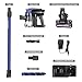 DEENKEE Cordless Vacuum Cleaner Stick and Handheld Vacuum with 17Kpa Powerful Suction & Wall-Mount, 35-Minute Lasting Time for Carpet Hard Floor Pet Hair Dust Cleaning