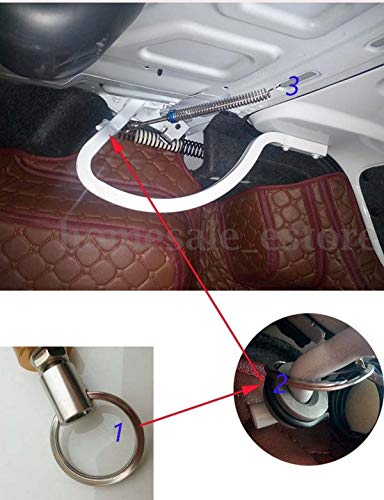 FOLCONROAD Adjustable Automatic Car Trunk Boot Van Lid Lifting Spring Vehicle Parts 1Pcs[US Warehouse] - Thumbnail 4