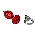 Eastern Delights Beginner Metal Anal Butt Plugs Anal Trainer Toys, Alumimum Alloy Anal Love Games Sex Toy (Red)thumb 3