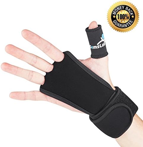 SEMSLAB EXTRA STRONG Hand Grips with Wrist Wraps and Palm Protector for Cross Fitness, Kettlebell, WOD, PowerLifting