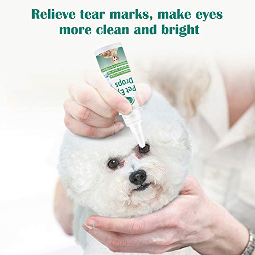 CIDBEST Cat ＆Dog Eye Drops, Eye Wash for Dogs, Pet Eye Care, Relieve Pet Eye Fatigue, PainFree