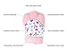 My Mini Mitt | Teething Mitten | Soothing Gum Relief Toy Glove & Teether for Babies, Infants, Toddlers, Boy & Girl | 3-12 Months | Baby Shower Gift + BONUS Storage Pouch (Pink)