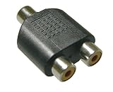 RCA Video Audio Splitter Adapter (RCA Female to 2 RCA Female)