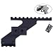 CyberDyer Universal Pistol Handgun Scope Mount Adapter Fits for Weaver Picatinny Rail Glock 17 19 20 22 23 30 32 (Black)