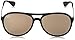 Ray-Ban ALEX - RUBBER BLACK Frame LIGHT BROWN MIRROR GOLD Lenses 59mm Non-Polarized
