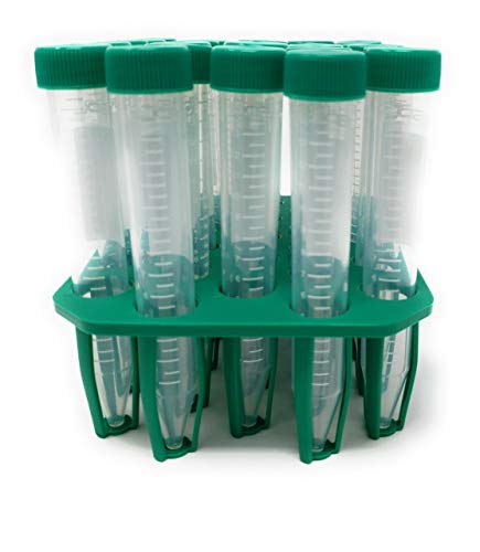 SPL 15 ml Conical Centrifuge Tubes Sterilized with PP Racks, Non - pyrogenic, Non - cytotoxic, DNase/RNase - Free, Human DNA - Free 25 Tubes x Rack (20 Racks)