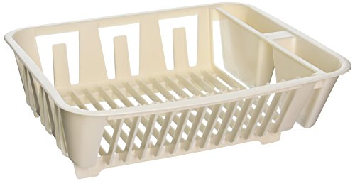 Rubbermaid Antimicrobial In-Sink Dish Drainer, Small, Bisque