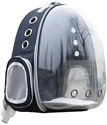 LLY Bird Backpack Pet Parrot Carrier Bird Travel Bag Outdoor Backpack Breathable Transparent Space Parrot Travel Cage Carrier for Hiking Walking Outdoor Sports