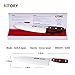 Kitory Chef's Knife 8.5 inch - Knight Series - Best Quality Japanese AUS-8 Super Stainless Steel-Razor Sharp, Superb Edge Retention, Stain & Corrosion Resistant (Wood)