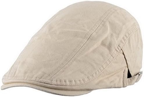 Ukerdo Cotton Flat Berets Hats for Men Cabbie Duckbill Cap Accessories