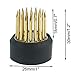 Tinsow 2 PCS Kenzan Ikebana Flower Frog Flower Arranging Frog Spiky Frog Fixed Tools Floral Arrangement Pin Holder Round (0.9