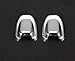 u-Box Chrome Silver Wiper Water Spray Nozzle Cover Trim for 2007-2018 Jeep Wrangler JK -2PCS