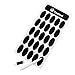 Best Spice Labels Set - 150 PVC Water Resistant Oval Stickers and Chalk Pens: 96 Preprinted Spice Names + 54 Blank Stickers + White & Yellow Chalk pens