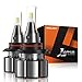 SEALIGHT Laxmas L2 9006/HB4 LED Headlight Bulbs, Ultra-thin, 360-degree Illumination, 6000K Daylight Effect, 200% Brightness, Pack of 2