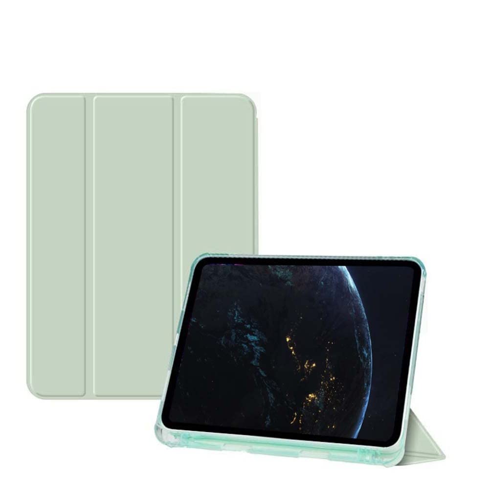 BXGH iPad 10.2 Case iPad 9. Generation 2021/ iPad 8. Generation 2020/ iPad 7. Generation 2019 Case, Slim Stand Hard Back Shell Protective Smart Cover Case for iPad 10.2 Zoll- Matcha Grün