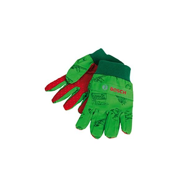 Theo Klein 2798 Bosch Gardening Gloves , Gloves made of 90 percent Breathable Cotton , One Size , Toy for Children Aged…