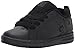 DC Unisex-Child Court Graffik Sneaker Skate Shoe, Black/Black/Black, 6 M US Big Kid