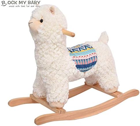 llama rocking horse