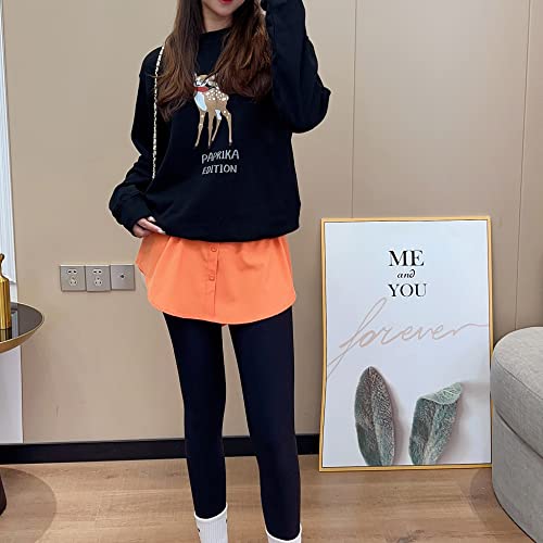 WOMEN HALF SLIPS CASUAL SHIRT EXTENDERS SKIRT FAKE TOP LOWER SWEEP FOR LEGGINGS HALF LENGTH EXTENDER FOR WOMEN (AS1, ALPHA, M, REGULAR, REGULAR, 3 PIECES KHAKI,PINK,ORANGE, M)
